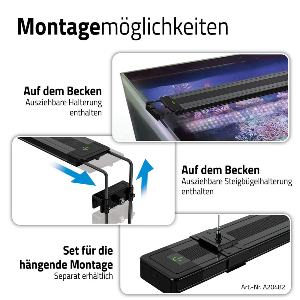 Fluval Reef 4.0 LED 22W Belka do Akwarium Morskiego 38,4-63cm Bluetooth